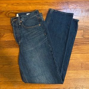 NWOT Denim Forum | Joni High Rise Loose - dark bleu n stormy